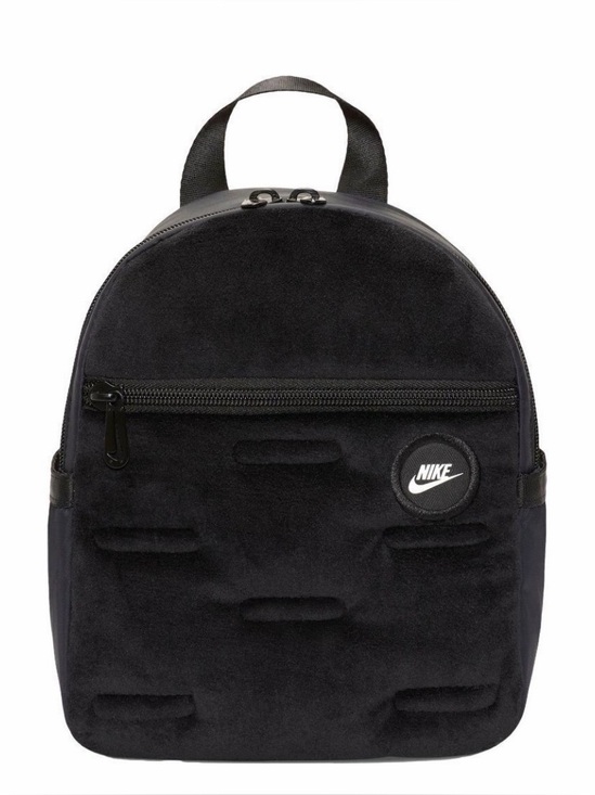 Nike Handbags - Nike Sportswear Futura 365 Velour Mini Backpack Black Sporty‎ Casual